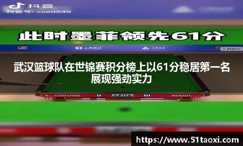 武汉篮球队在世锦赛积分榜上以61分稳居第一名展现强劲实力